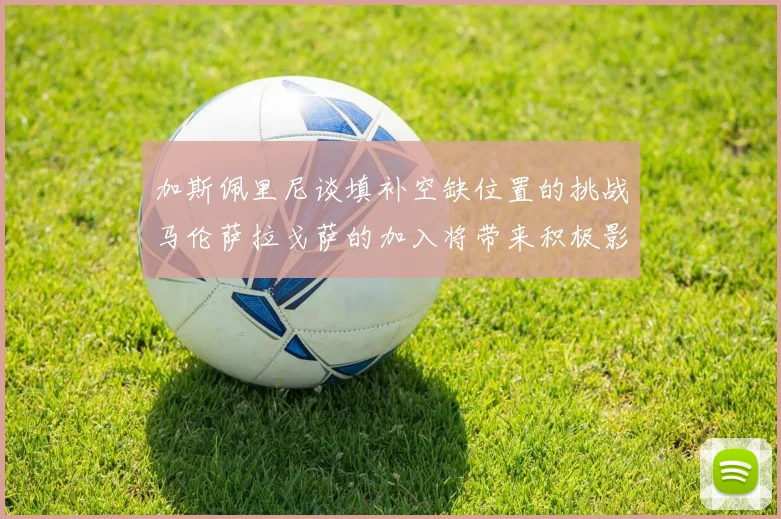 加斯佩里尼谈填补空缺位置的挑战马伦萨拉戈萨的加入将带来积极影响