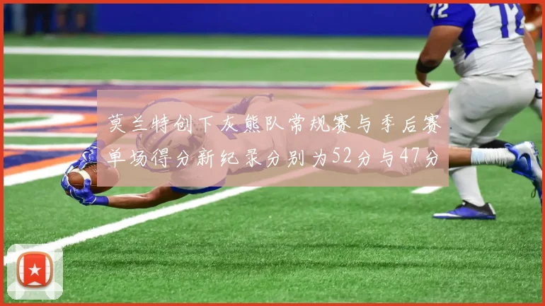 莫兰特创下灰熊队常规赛与季后赛单场得分新纪录分别为52分与47分